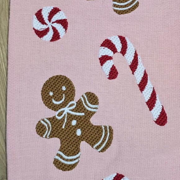 NWT Cupcakes and Cashmere Pink Gingerbread Stocking - Picture 3 of 4